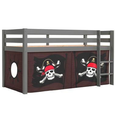 Vipack Halfhoogslaper Charlotte met bedtent Caribbean Pirates - grijs product