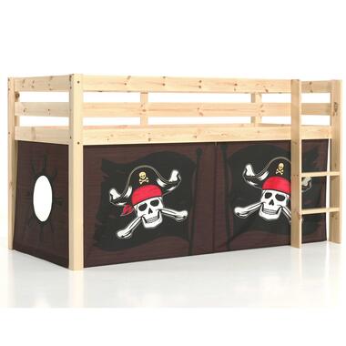 Vipack Halfhoogslaper Charlotte met bedtent Caribbean Pirates - dennenhout product