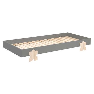 Vipack Kinderbed Modulo Puzzle 90x200 stapelbaar - antraciet/dennenhout product