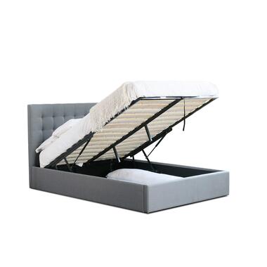 Poldimar Bed met opbergruimte Lucio 160x200 - grijs product