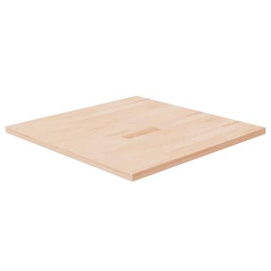 vidaXL Tafelblad vierkant 70x70x2,5 cm onbehandeld massief eikenhout product