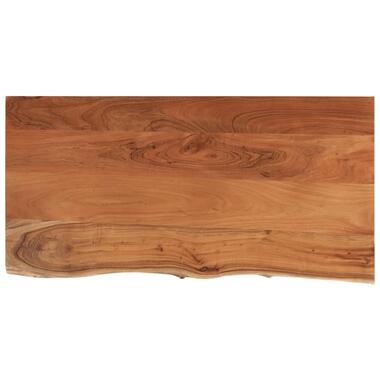 vidaXL Tafelblad rechthoekig natuurlijke rand 80x40x3,8 cm acaciahout product