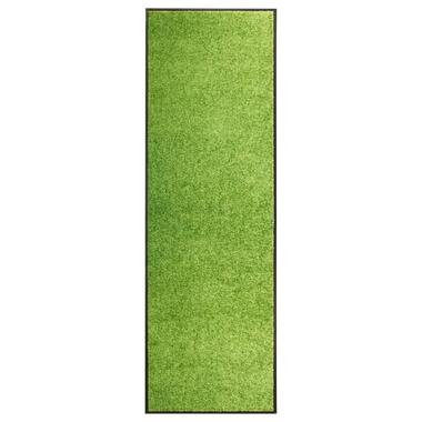 vidaXL Deurmat wasbaar 60x180 cm groen product