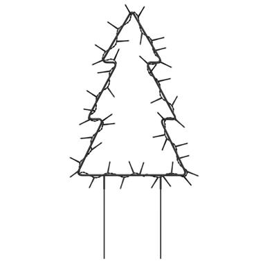 vidaXL Kerstverlichting kerstboom 3 st met grondpinnen 50 LED's 30 cm product