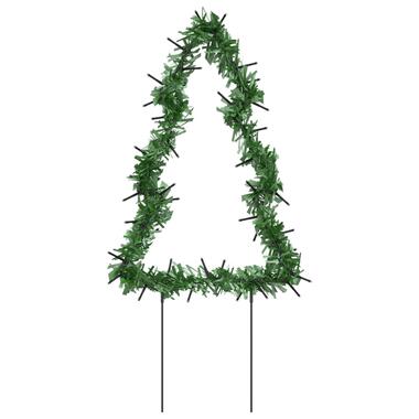 vidaXL - Kerstverlichting - Groen - 20 x 30 cm - 3 stuks product