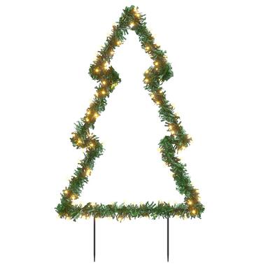 vidaXL Kerstverlichting met grondpinnen boom 115 LED's 90 cm product