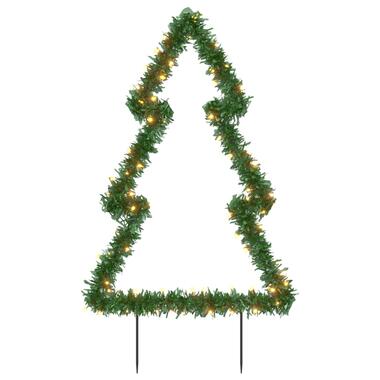 vidaXL Kerstverlichting kerstboom met grondpinnen 80 LED's 60 cm product