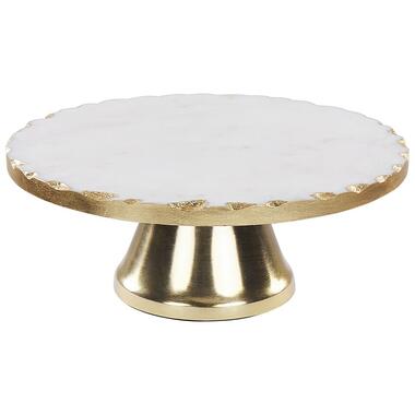 ARTA - Gebaksstandaard - Wit/Goud - Marmer product