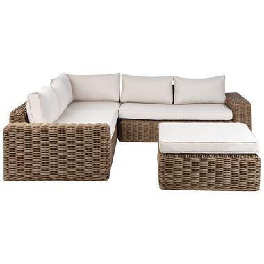 PALERMO - Loungeset - Bruin - PE rotan product