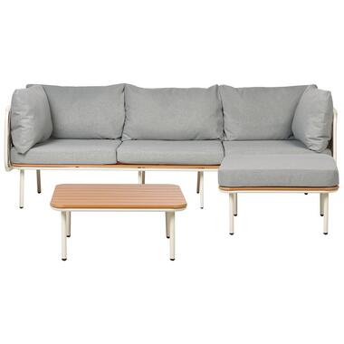 SENISE - Loungeset voor 3 - Grijs - Aluminium product