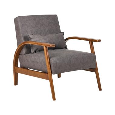 SKARA - Fauteuil - Bruin - Kunstleer product