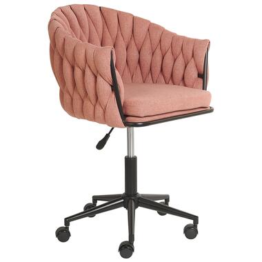 LUCIA - Bureaustoel - Roze - Polyester product