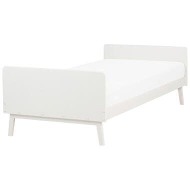 BONNAC - Eenpersoonsbed - Wit - 90 x 200 cm - Dennenhout product