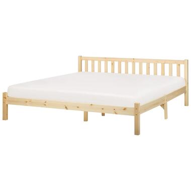 FLORAC - Bed - Lichthout - 180 x 200 cm - Dennenhout product