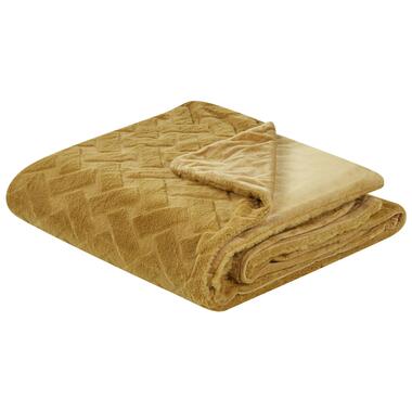 SITAPUR - Bedsprei - Geel - 200 x 220 cm - Polyester product