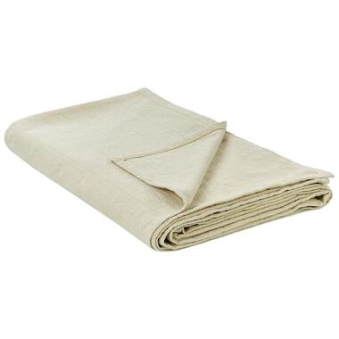 MARAKA - Bedsprei - Beige - 150 x 200 cm - Katoen product