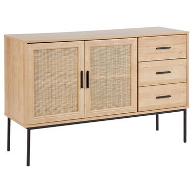 PASCO - Commode 3-lades - Lichte houtkleur - Rotan product