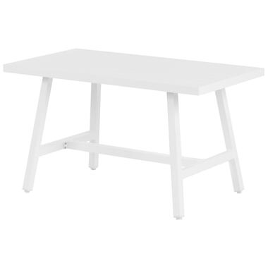 FRATTE - Tuintafel - Wit - Aluminium product