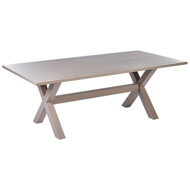 CASCAIS - Tuintafel - Beige - 105 x 200 cm - Aluminium product