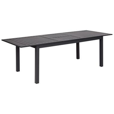 SKALOMA - Tuintafel - Donkergrijs - 180/240 x 90 cm - Aluminium product