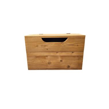 Wood4you - Speelgoedkist - Kick opbergkist90Lx50Dx50H cmBruin product