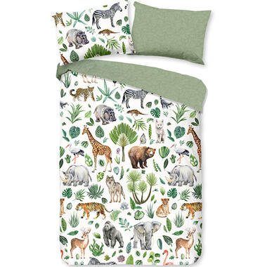 Goodmorning Peuter Dekbedovertrek Dieren Multi-Ledikant (100 x 135 cm) product