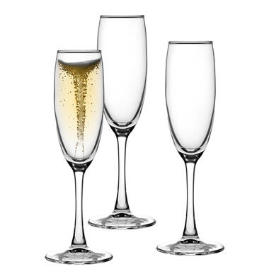 Uniglass Champagneglazen Elixir - 6x stuks - cava - prosecco - 19 cl product