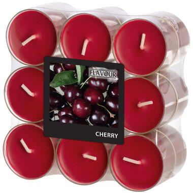 Conpax Candles geur waxinelichtjes - 18x - Cherry - 6 branduren product