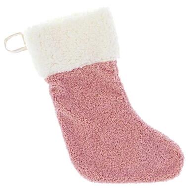 Unique Living - Kerstsok Hanna Old Pink - 45x25cm product