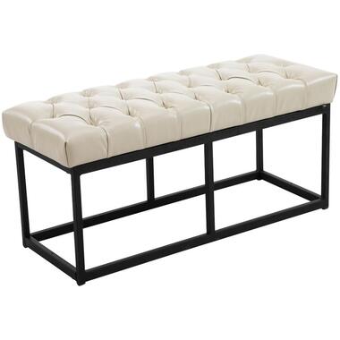 CLP 2-zits Bankje Amun 100 cm - creme