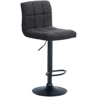CLP Barkruk Calma zwart Frame - Stof - donkergrijs product