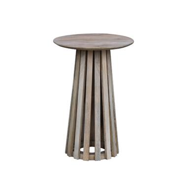 Ronde bijzettafel Rory acaciahout eiken finish Ø40 40x40x58 cm Mangohout product