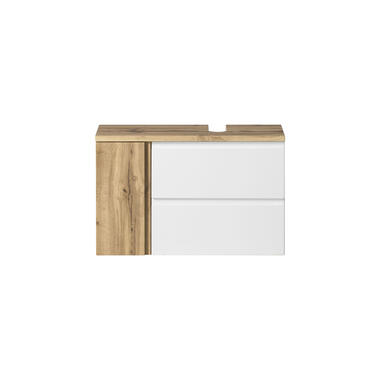 Held Wastafelkast Varese - 85 x 47 x 56 cm - Wotan Oak / White product