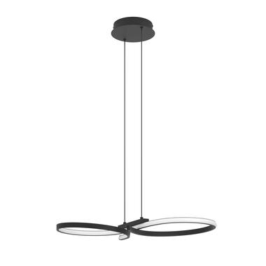 EGLO Serpins Hanglamp - LED - 66 cm - Zwart/Wit product