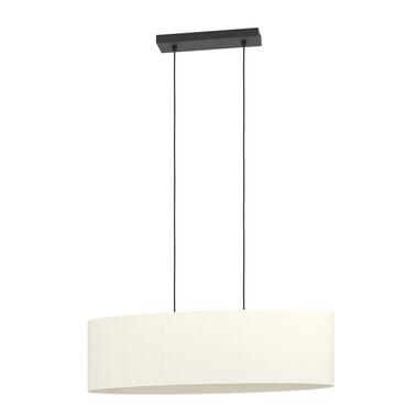 EGLO Febres Hanglamp - E27 - Staal;Textiel - Zwart;Wit product