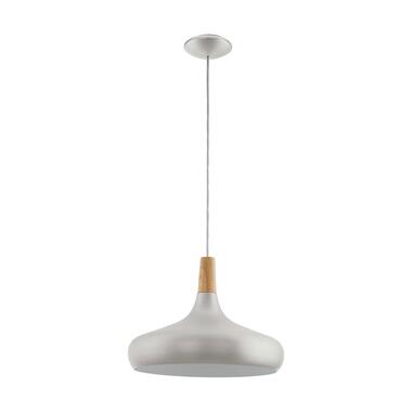 EGLO Sabinar Hanglamp - E27 - Staal;Hout - Bruin;Zilver product