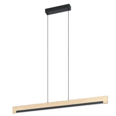 EGLO Camacho Hanglamp - LED - 110 cm - Zwart/Bruin - Dimbaar product