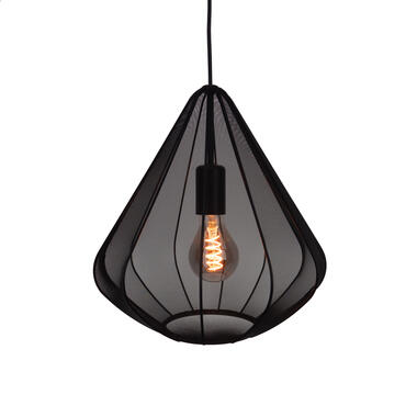 EGLO Dolwen Hanglamp - E27 - Ø 33,5 cm - Zwart - Textiel product