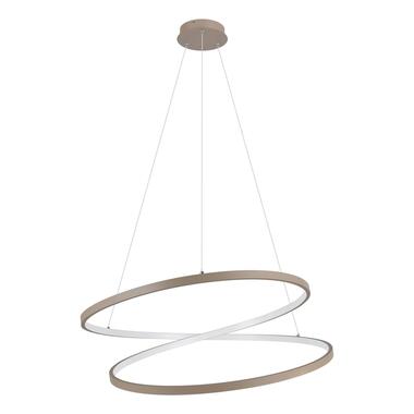 EGLO Ruotale Hanglamp - LED - Ø 70 cm - Zandkleur/Beige/Wit product