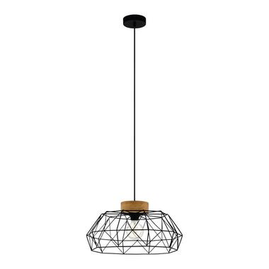 EGLO Padstow Hanglamp - E27 - 45.5 cm - Zwart;Bruin product