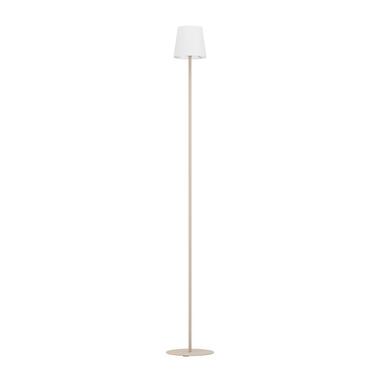 EGLO Fiorana Vloerlamp - E14 - Hoogte 140,5 cm - Zandkleur/Wit product