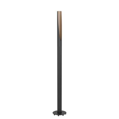 EGLO Barbotto Vloerlamp - GU10 - 136,5 cm - Zwart/u007CBruin - Staal product