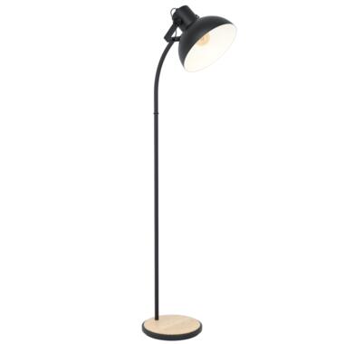 EGLO Lubenham Vloerlamp - E27 - 160 cm - Zwart, Bruin product