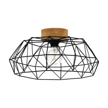 EGLO Padstow - Plafondlamp - E27 - Ø 45,5 cm - Zwart/u007CBruin product