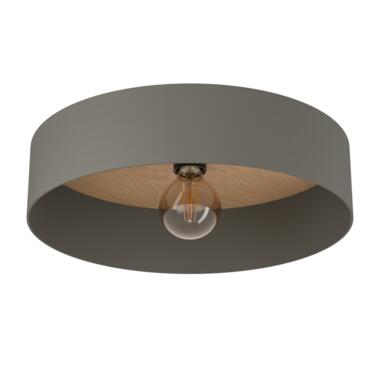 EGLO Duaia Plafondlamp - E27 - Ø 42 cm - Grijs - Hout/u007CStaal product