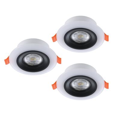 EGLO Calonge RGB Inbouwspot - LED - Ø 9,8 cm - Zwart/u007CWit product