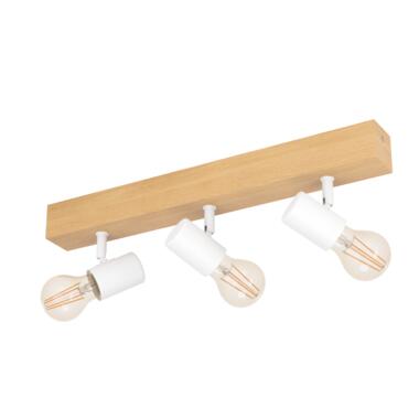 EGLO Townshend 3 - Plafondlamp - 3-lichts - E27 - eikenhout/wit product