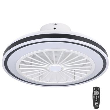 EGLO Almeria Plafondlamp met ventilator - AC LED-CCT - Wit/Zwart product