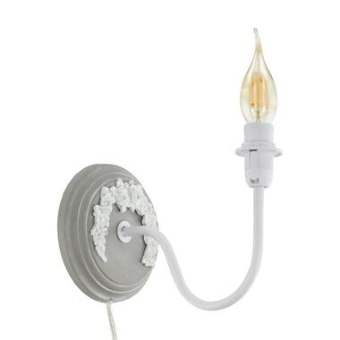 EGLO Wandlamp - E14 - 14 cm - Grijs product