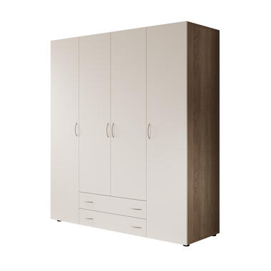 Meubella Kledingkast Serra - Wit 2 - 160 cm product